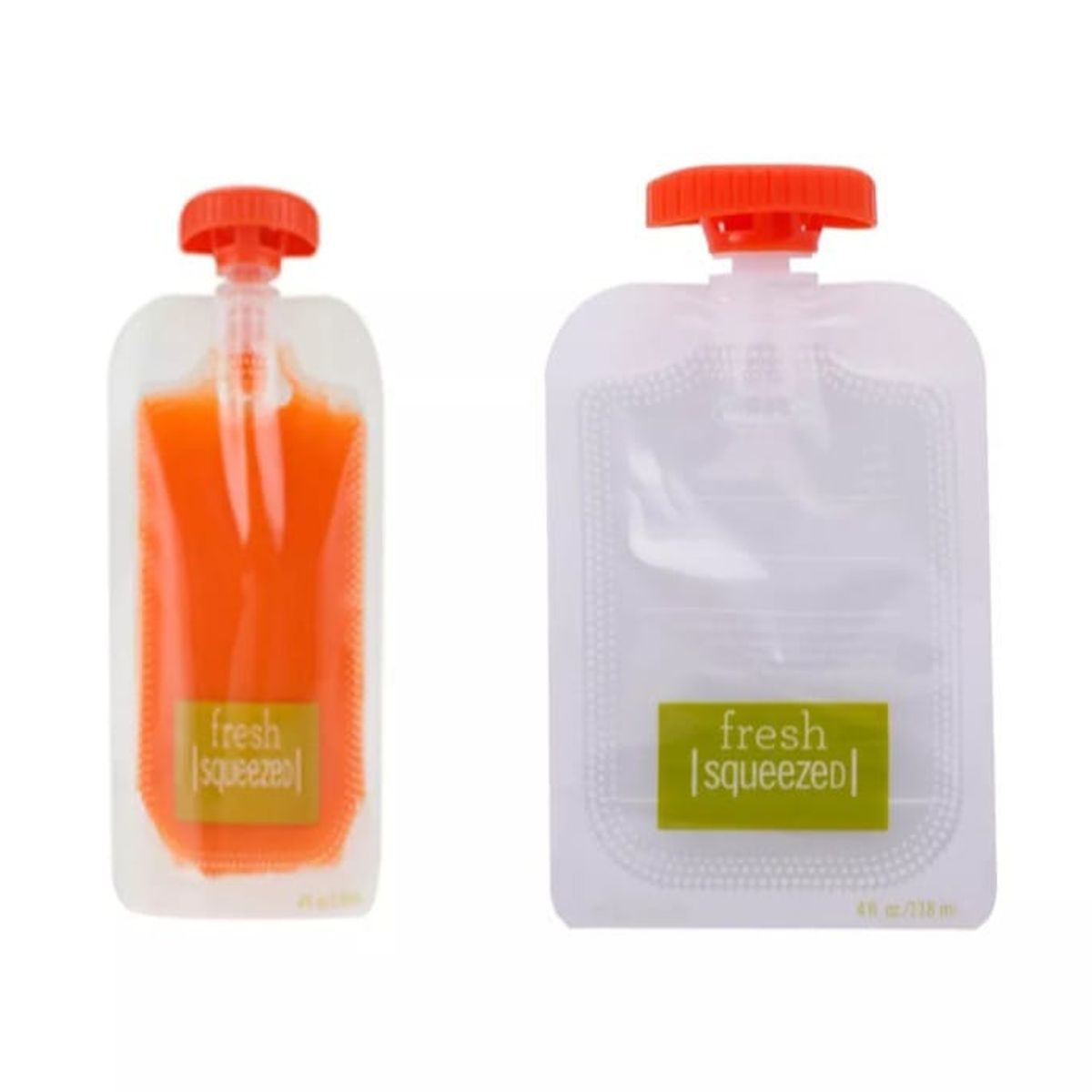 GENERICO - Pack 10 Bolsas Reutilizable Para Papillas-Compotas -snack Bebés