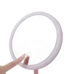 GENERICO - Espejo con Base Organizadora de Cosmético e Iluminación