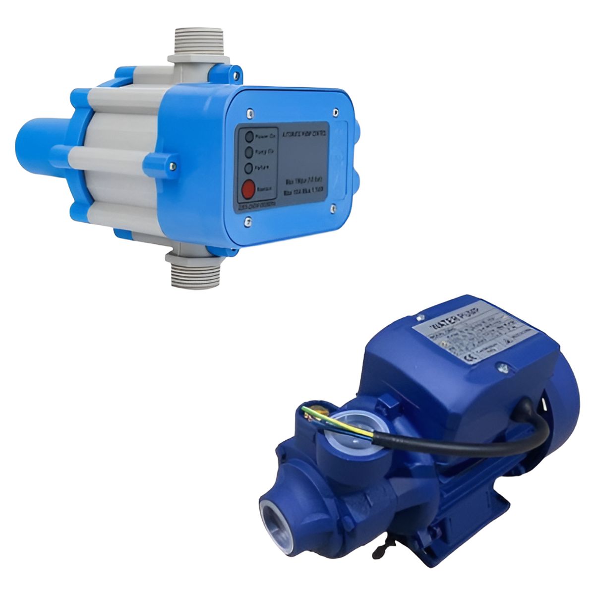 QUICK - Bomba Agua Centrifuga 1.0 Hp  + Controlador 1.5 Hp