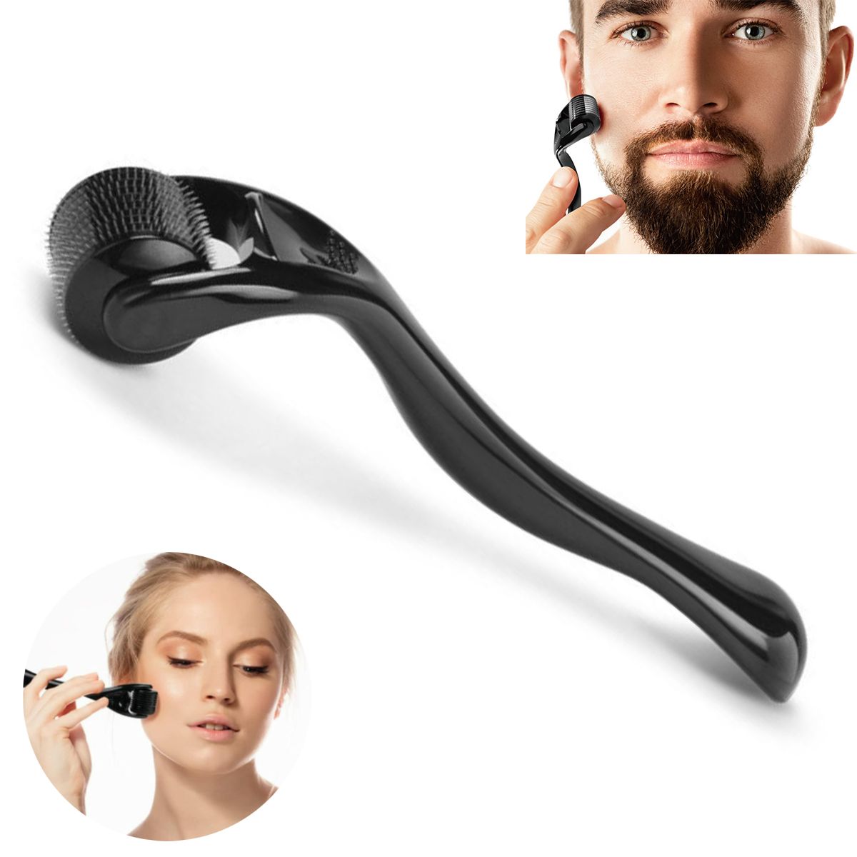 ATURE - Dermo Roller Rodillo Dermatológico Crecimiento Barba Cabello