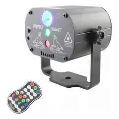 U BUY - Láser Proyector Luz Disco Led Rgb Fiestas 60 Patrones