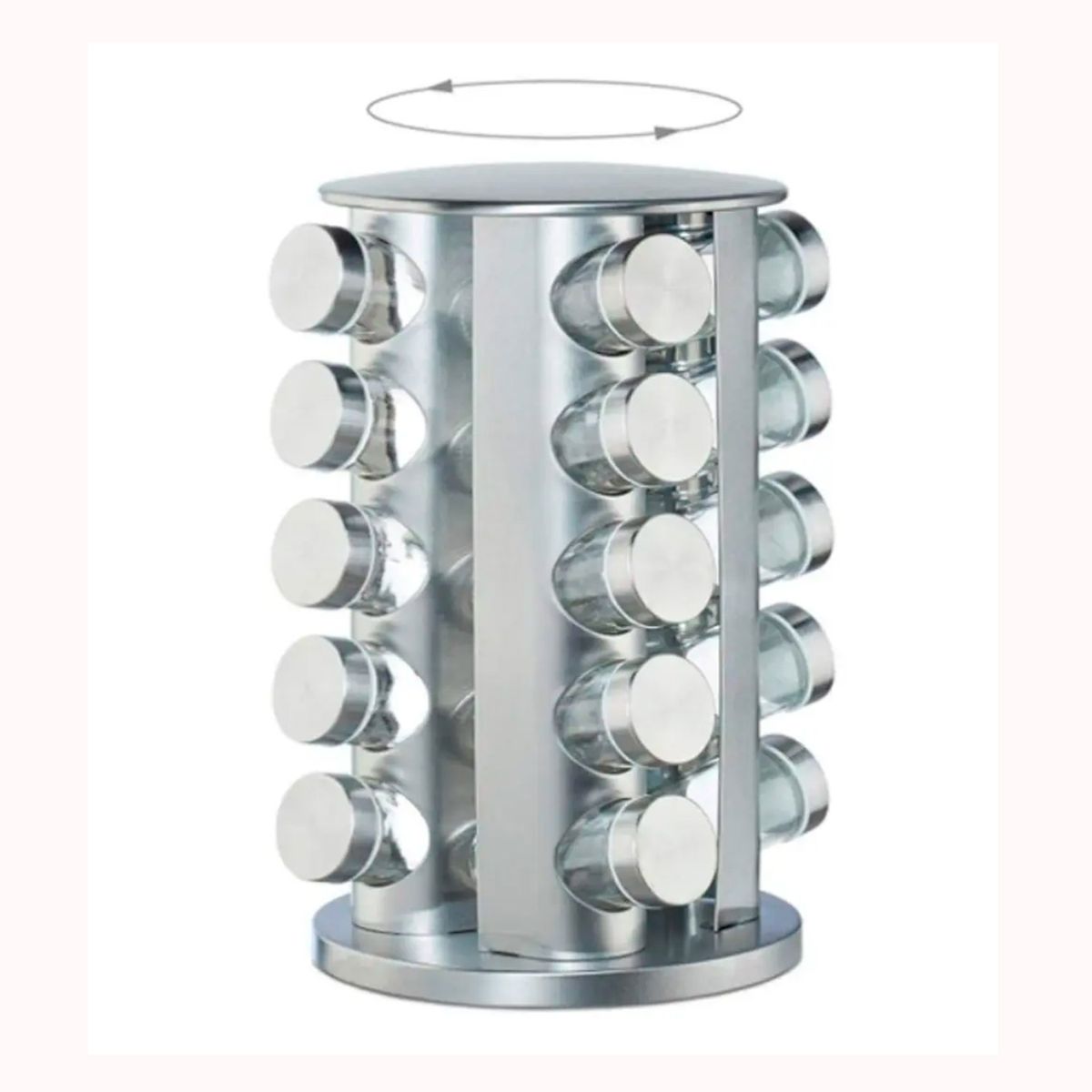 GENERICO - Set giratorio de cocina para condimentos y especias 16 Pcs