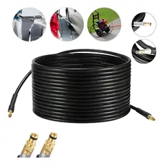 KUANGYE - Manguera De Lavado A Presión Para Karcher K2 K3 K4 K5 K6 K7, 15 M Negro.