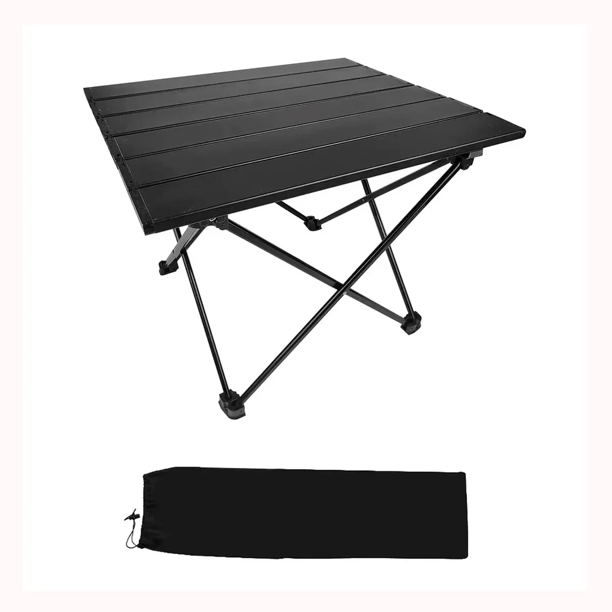 GENERICO - Mesa plegable para camping paseos y eventos con bolso portatil