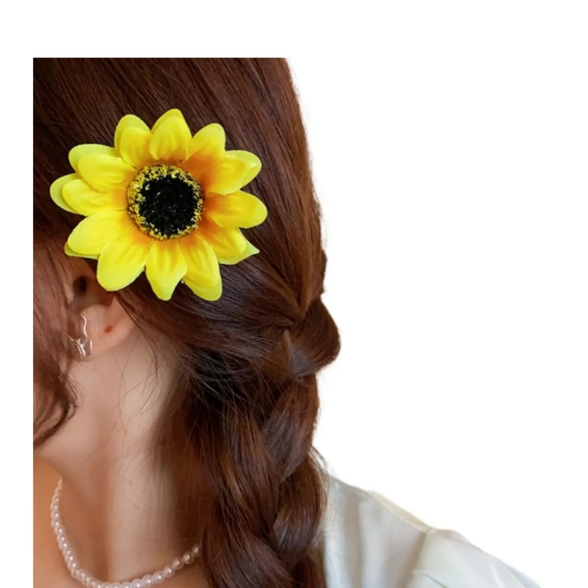 GENERICO - Pinzas de Cabello de Girasol Set de Dos