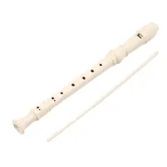 GENERICO - Flauta Dulce Barroca Soprano Escolar con Estuche y Limpiador