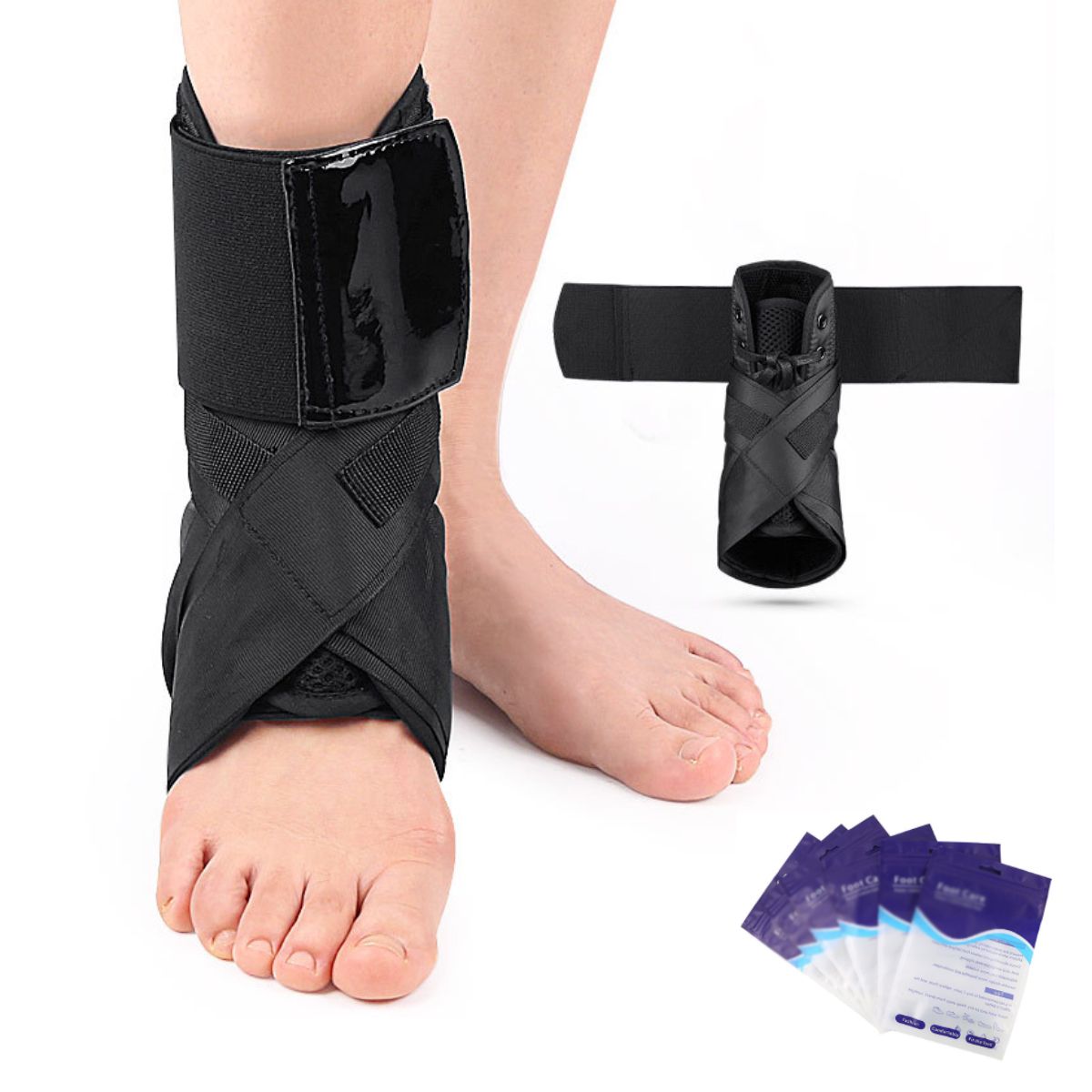 ATURE - Banda De Tobillo Ajustable Con Soporte Y Fijación M