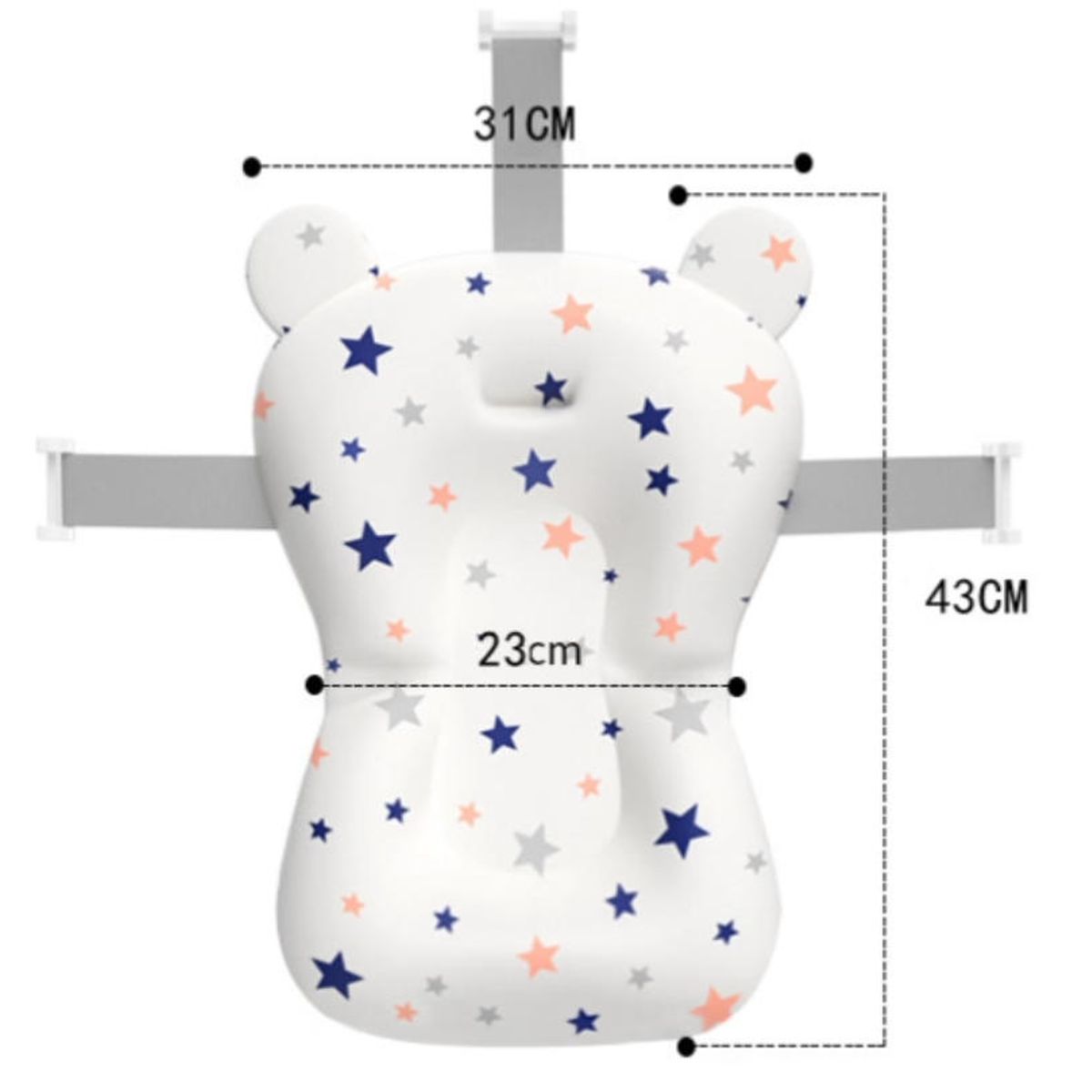 ATURE - Cojín Malla Hamaca D Baño Para Bañera Tina Bebe Tipo Asiento