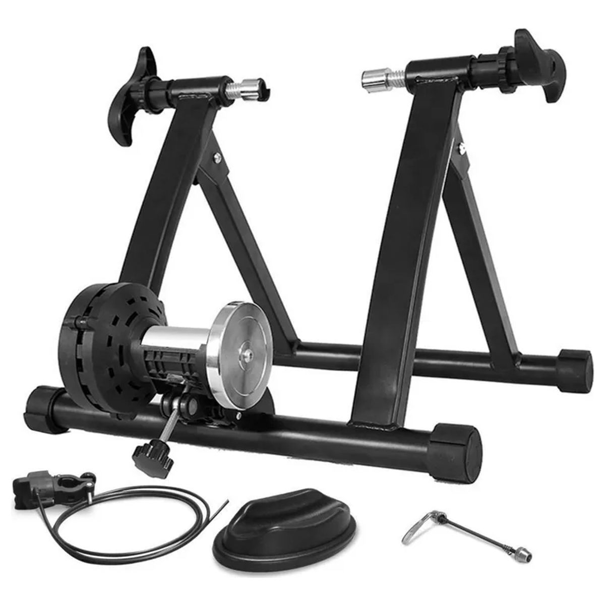 EASY FIT - Rodillo Entrenamiento Bicicleta Magnetico, Aro 24 Hasta 29