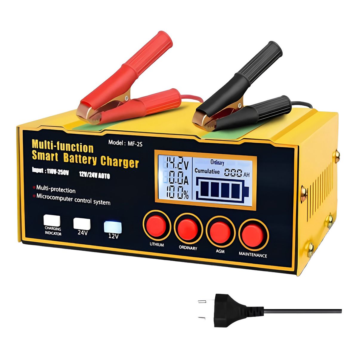 AUDOTO - Cargador Batería Auto Carga Rápida Para Todas Baterías 220w