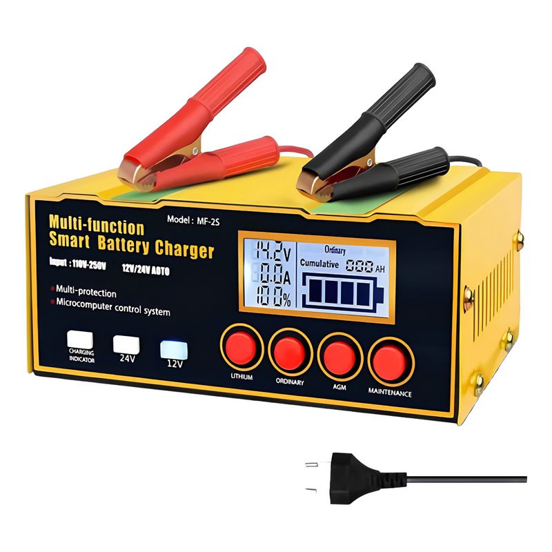 AUDOTO - Cargador Batería Auto Carga Rápida Para Todas Baterías 220w