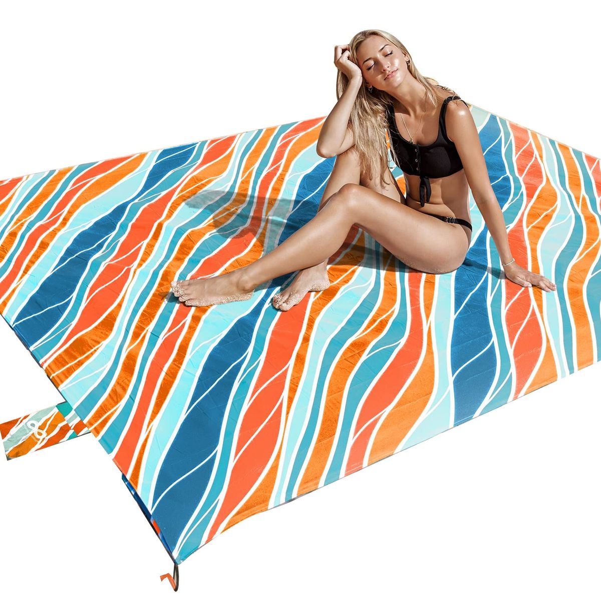 CRUSEC - Alfombra Manta Impermeable 210x200cm De Picnic Playa Verano