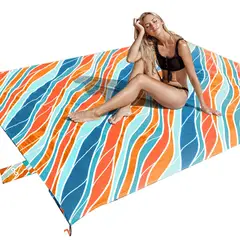 CRUSEC - Alfombra Manta Impermeable 210x200cm De Picnic Playa Verano