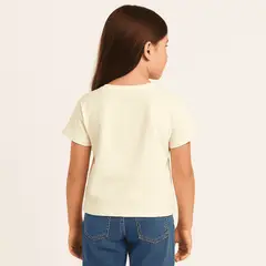 KIBOU - Polera Infantil Rosada Estampado Personaje