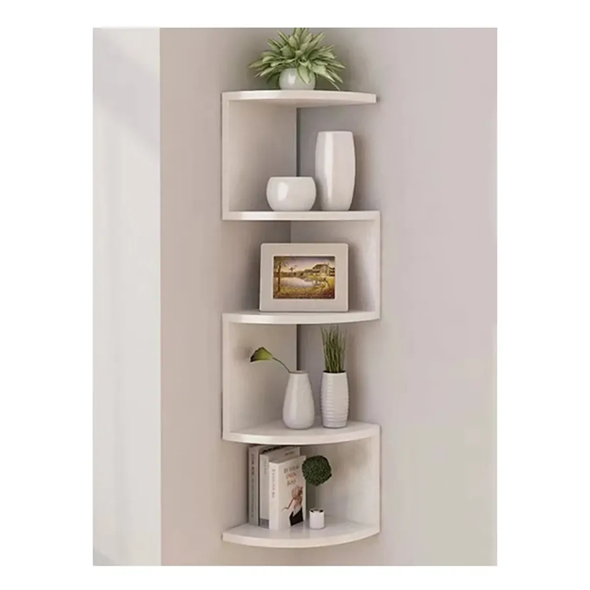 GENERICO - Organizador Repisa Esquinera Multiuso Decorativo De Pared