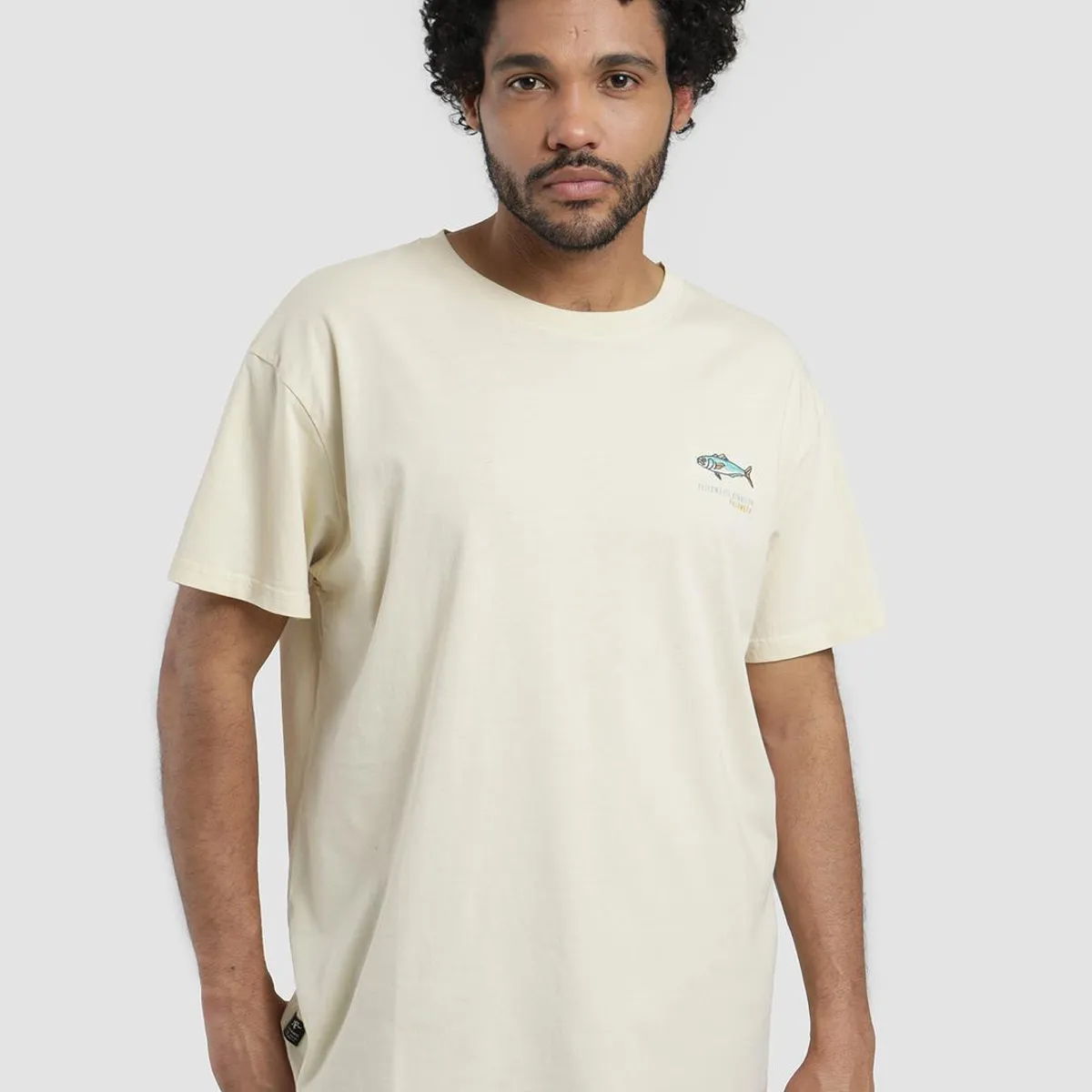 KAYA UNITE - Polera Hombre Embroidery Palometa