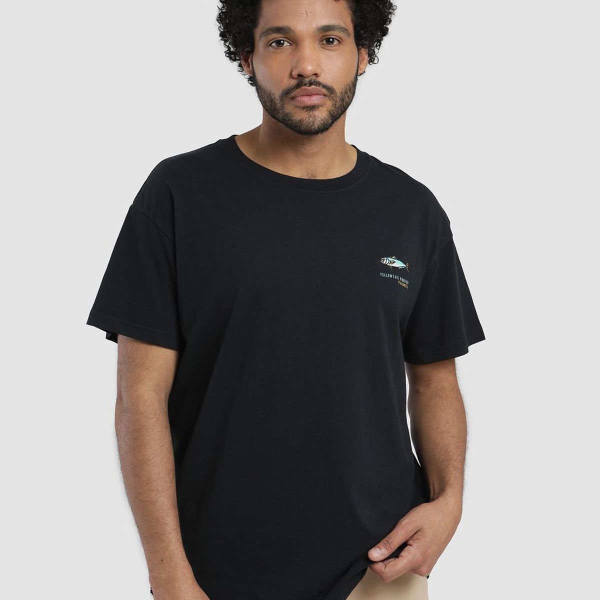 KAYA UNITE - Polera Hombre Embroidery Palometa
