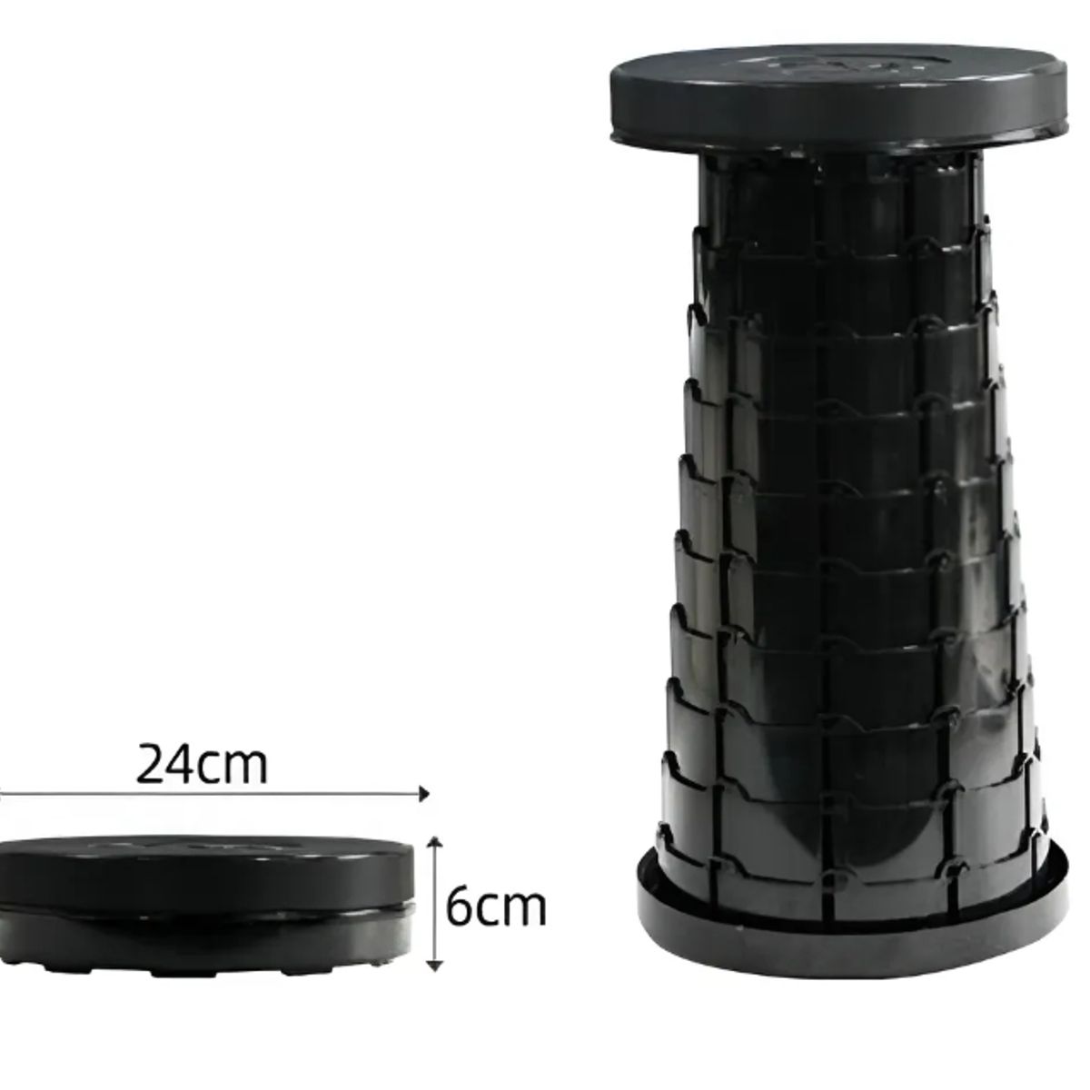 GENERICO - Taburete Plegable Silla Telescopica Silla Portatil Retraible
