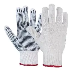 METALFER - Guante Hilo 4 Hebras Pigmentado (par)