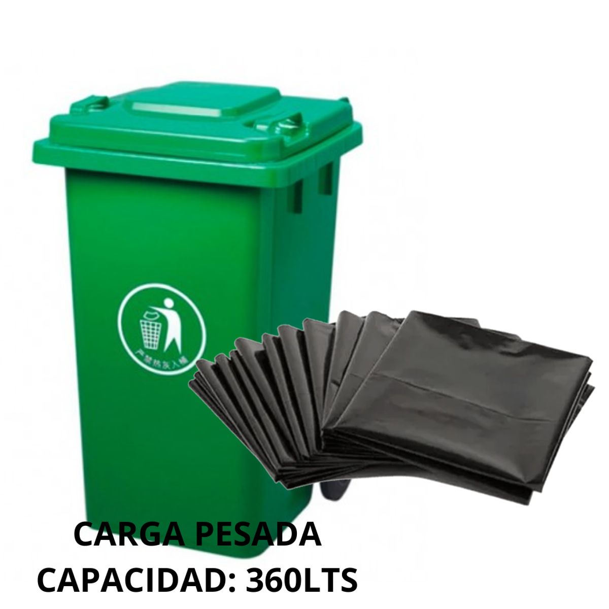 GENERICO - Bolsas Basura 140x160 Carga Pesada Pack 10 unidades