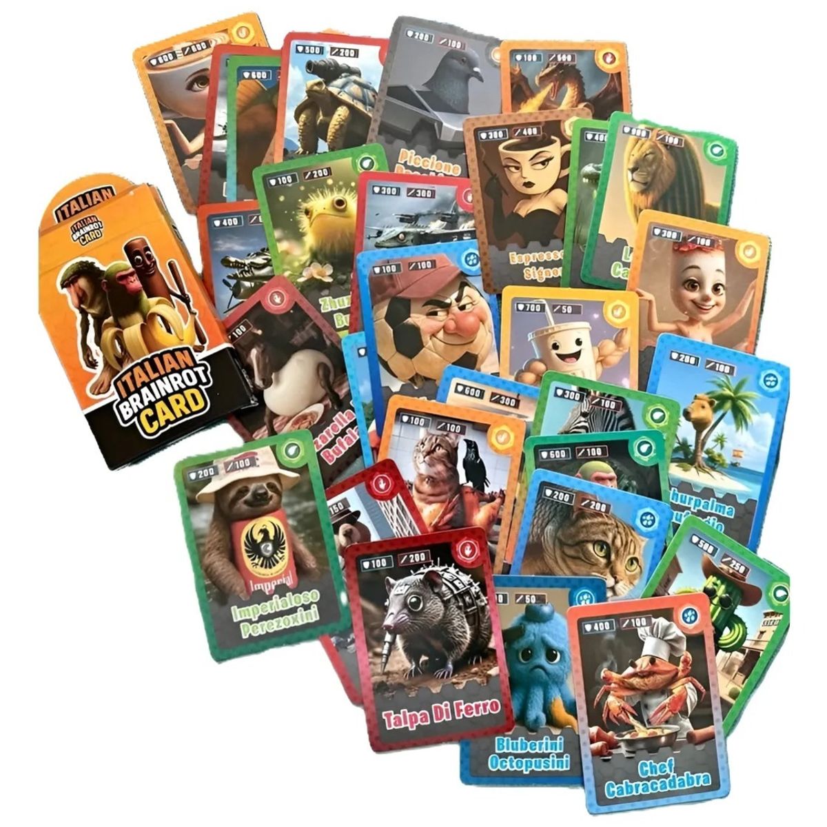 GENERICO - Juego De Cartas Brainrot Tralalero Tralala