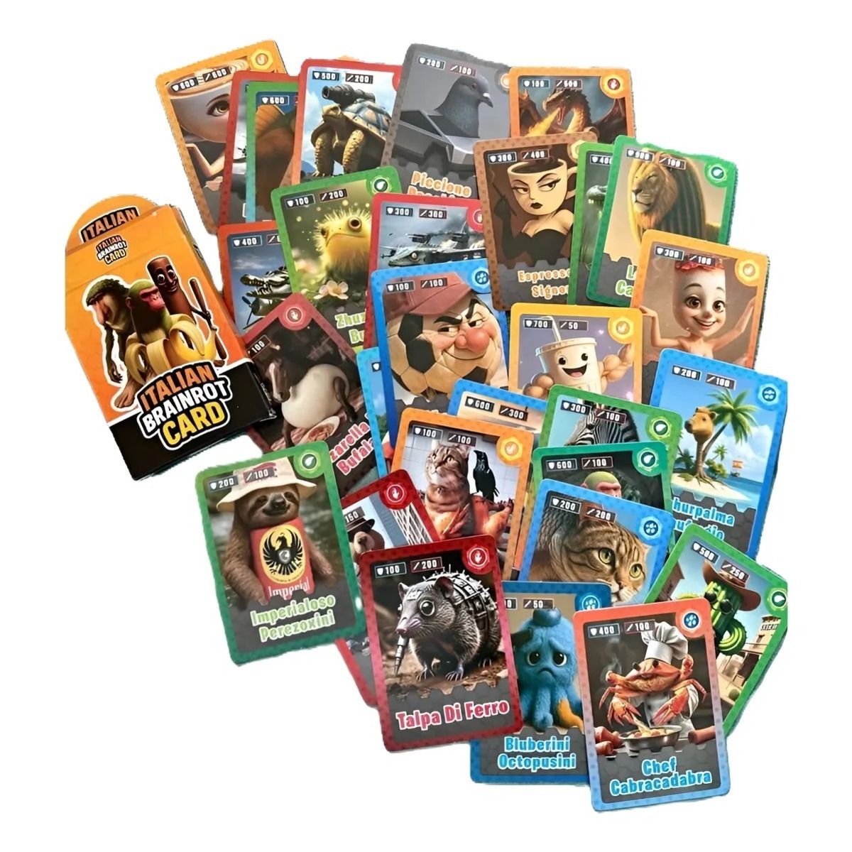 GENERICO - Juego De Cartas Brainrot Tralalero Tralala