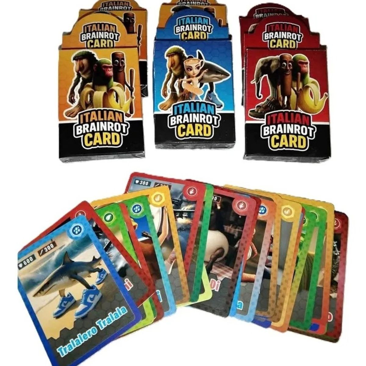 GENERICO - Juego De Cartas Brainrot Tralalero Tralala