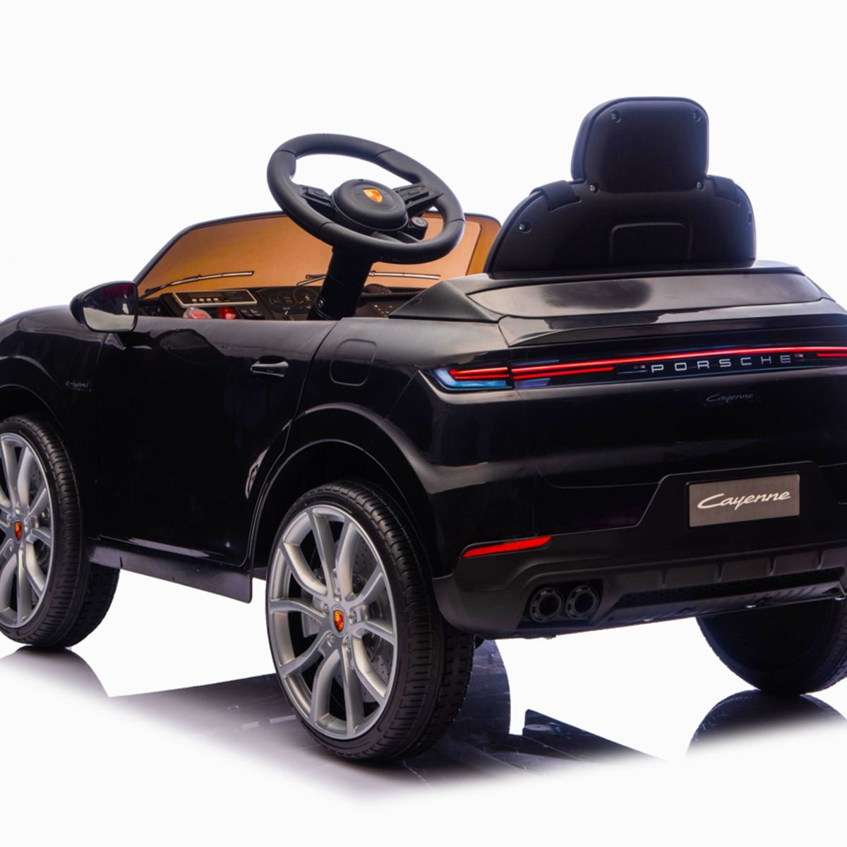 KIDSCOOL - Auto A Bateria Porsche Cayenne 12V Negro