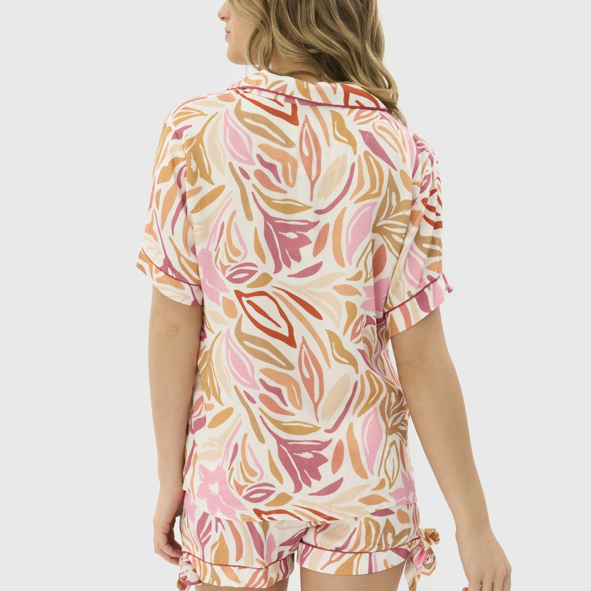 LOUNGE - Pijama Camisero Mujer Floral