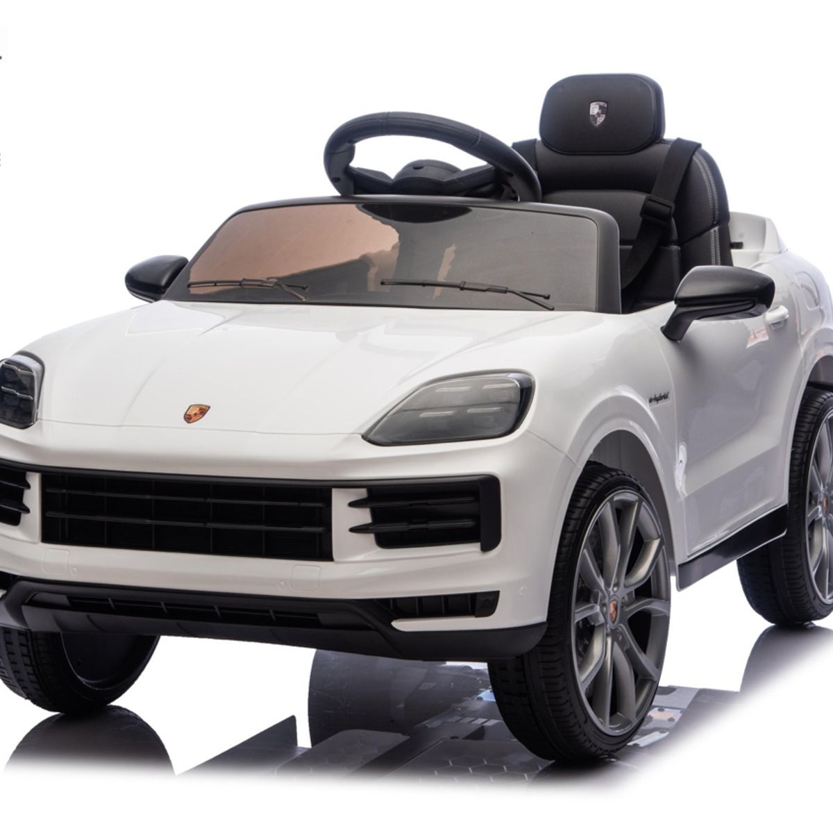 KIDSCOOL - Auto A Bateria Porsche Cayenne 12V Blanco