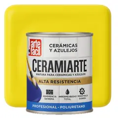 GENERICO - PINTURA CERAMICA AZULEJOS - 1-32 GALON AMARILLO LIMÓN