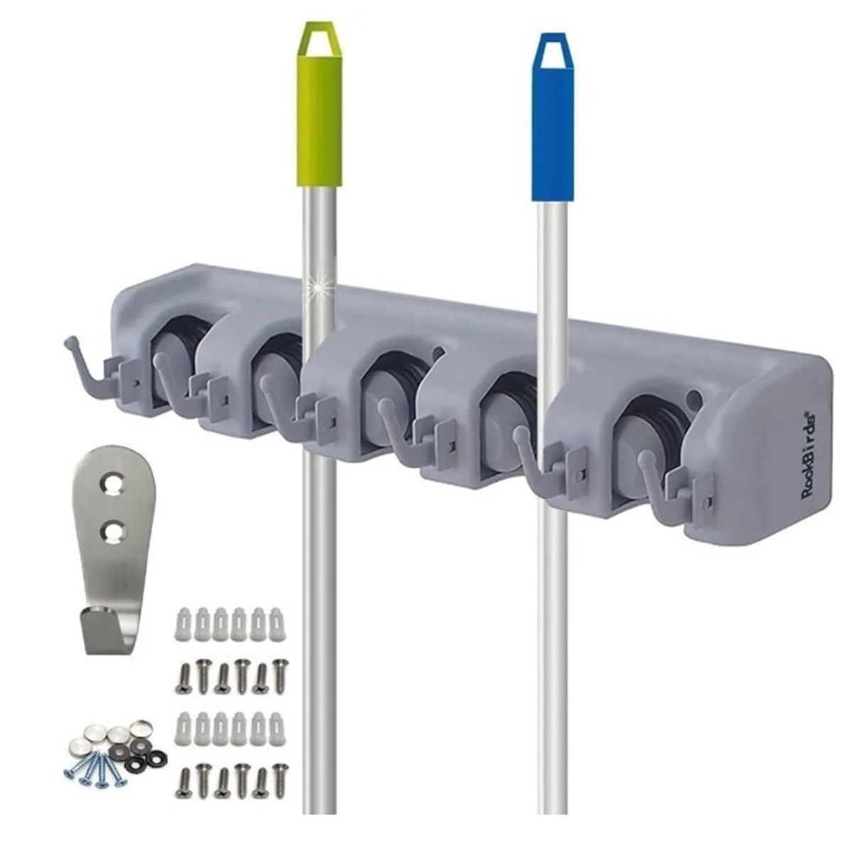 GENERICO - Organizadores De Escobas Y Accesorios Del Hogar Para Pared
