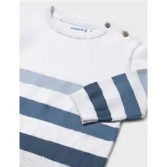 MAYORAL - Sweater Manga Larga Franjas Bebé Niño