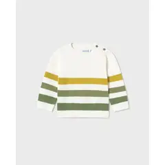 MAYORAL - Sweater Manga Larga Franjas Bebé Niño