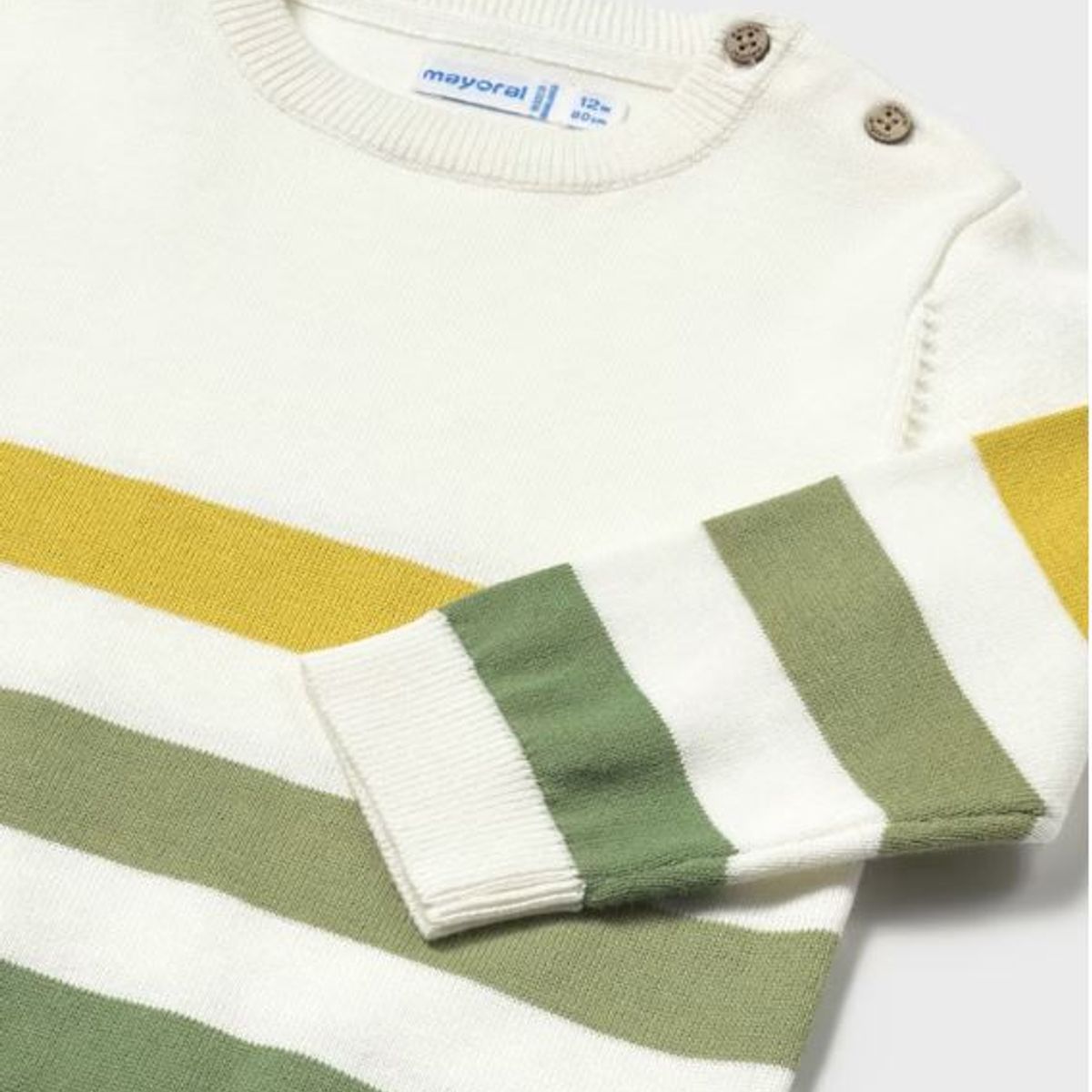 MAYORAL - Sweater Manga Larga Franjas Bebé Niño