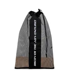 CRUSEC - Bolso De Malla Con Cordon Para Playa Piscina Hogar Multiuso