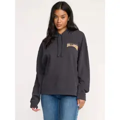 BILLABONG - Poleron Mujer Keep It Up PO Hood Negro