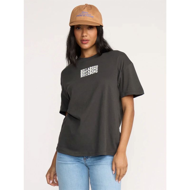 BILLABONG - Polera MC Mujer In The Beyond SS Negro BILLABONG