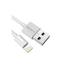 Cable De Carga Rápida Usb A Lightning Mgcalig Color Blanco