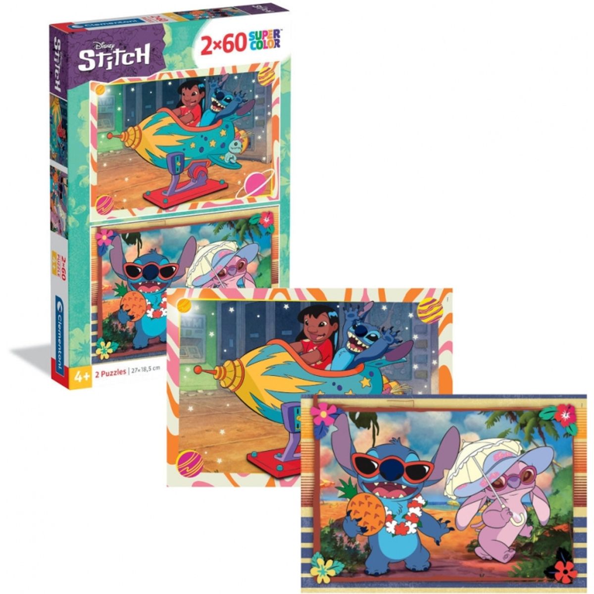 CLEMENTONI - CLEMENTONI 24822 PUZZLE 60 PIEZAS DISNEY STITCH