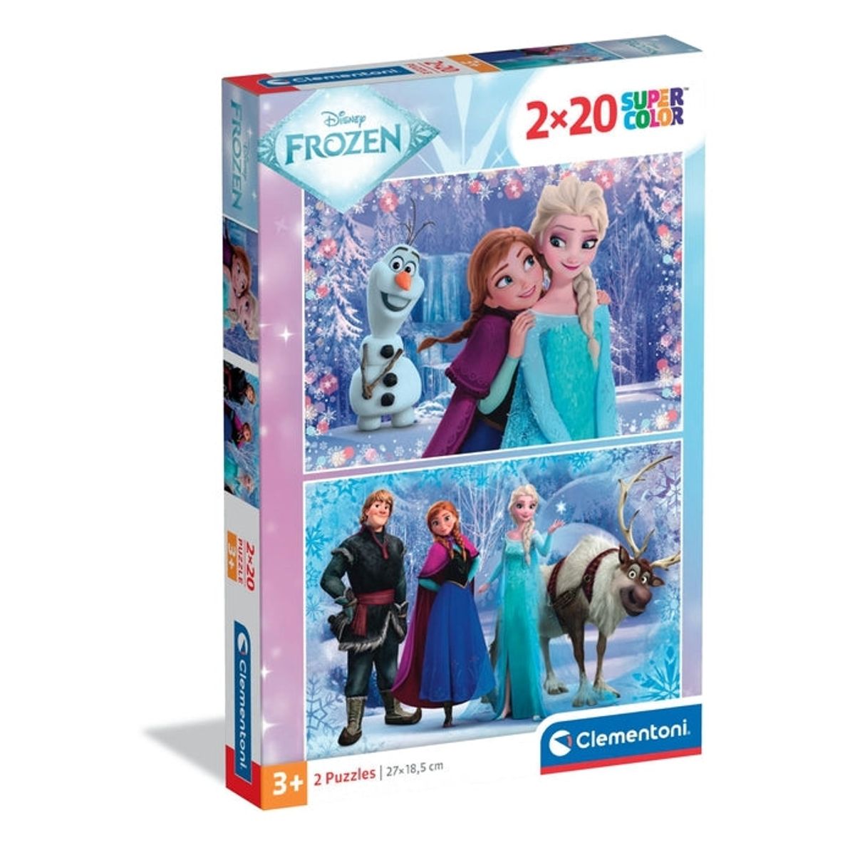 CLEMENTONI - CLEMENTONI 24825 PUZZLE 2 X 20 PIEZAS FROZEN
