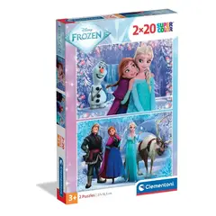 CLEMENTONI - 24825 PUZZLE 2 X 20 PIEZAS FROZEN