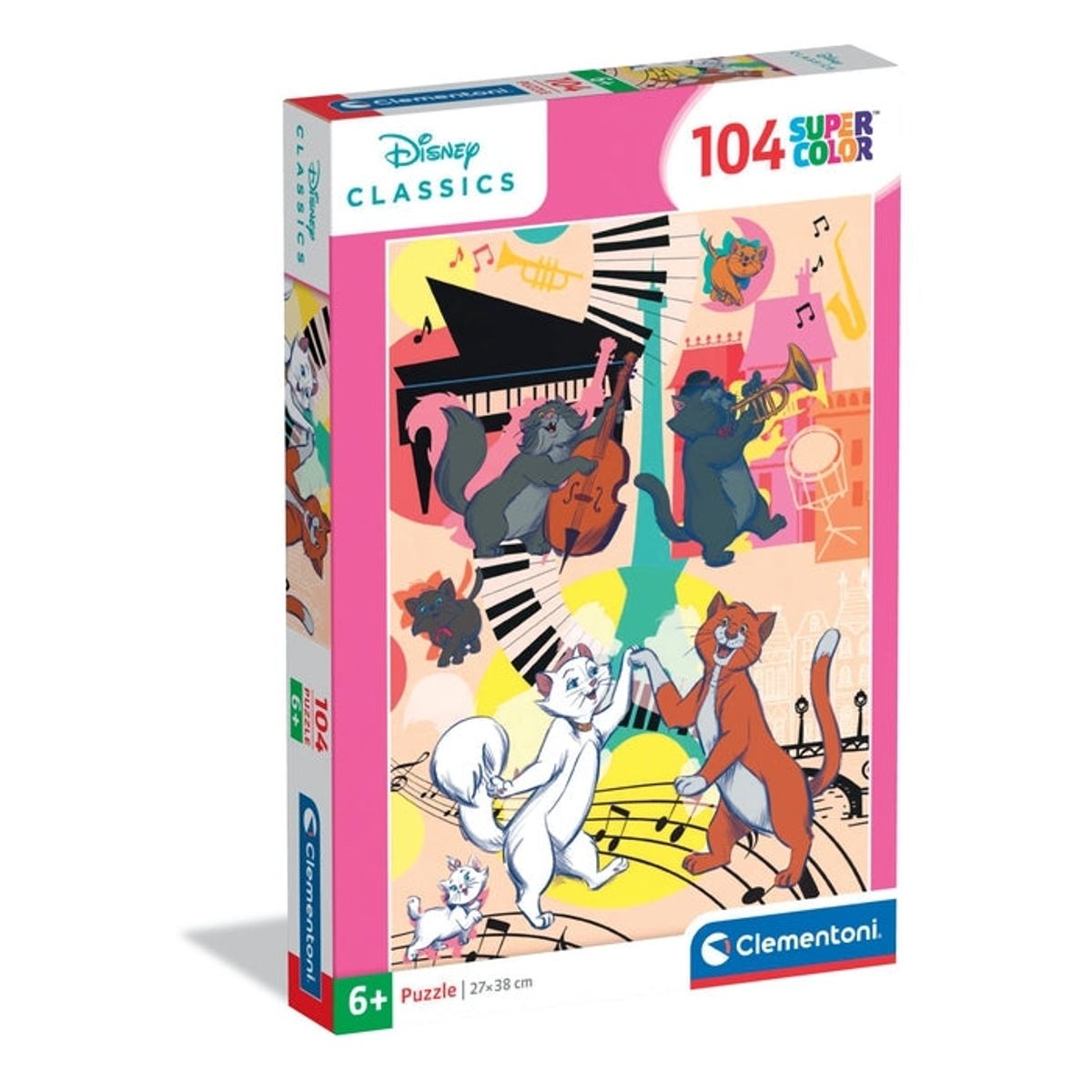 CLEMENTONI - CLEMENTONI 25048 PUZZLE 104 PIEZAS ARISTOCATS