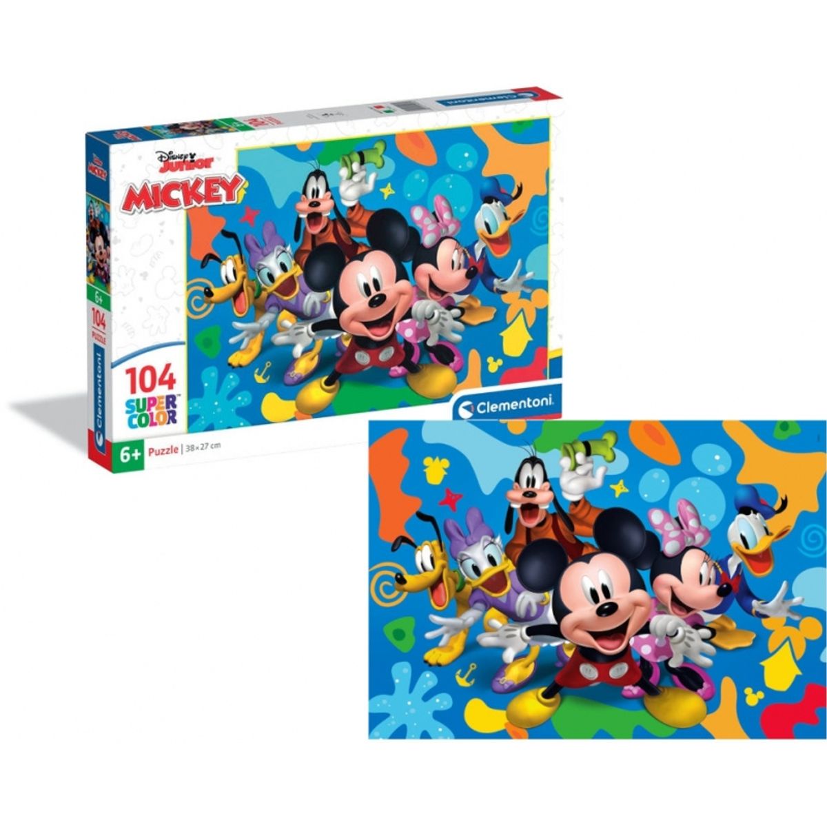 CLEMENTONI - CLEMENTONI 25053 PUZZLE 104 PIEZAS DISNEY MICKEY AND FRIENDS