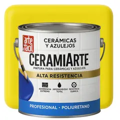 GENERICO - PINTURA CERAMICA AZULEJOS - GALON AMARILLO LIMÓN