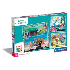CLEMENTONI - 25302 PUZZLE 3 X 48 PIEZAS DISNEY CLASSICS