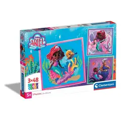 CLEMENTONI - 25324 PUZZLE 3 X 48 PIEZAS ARIEL