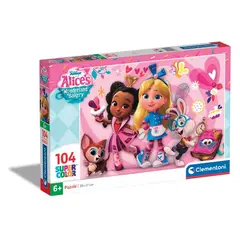 CLEMENTONI - 25751 PUZZLE 104 PIEZAS ALICES WONDERLAND BAKERY