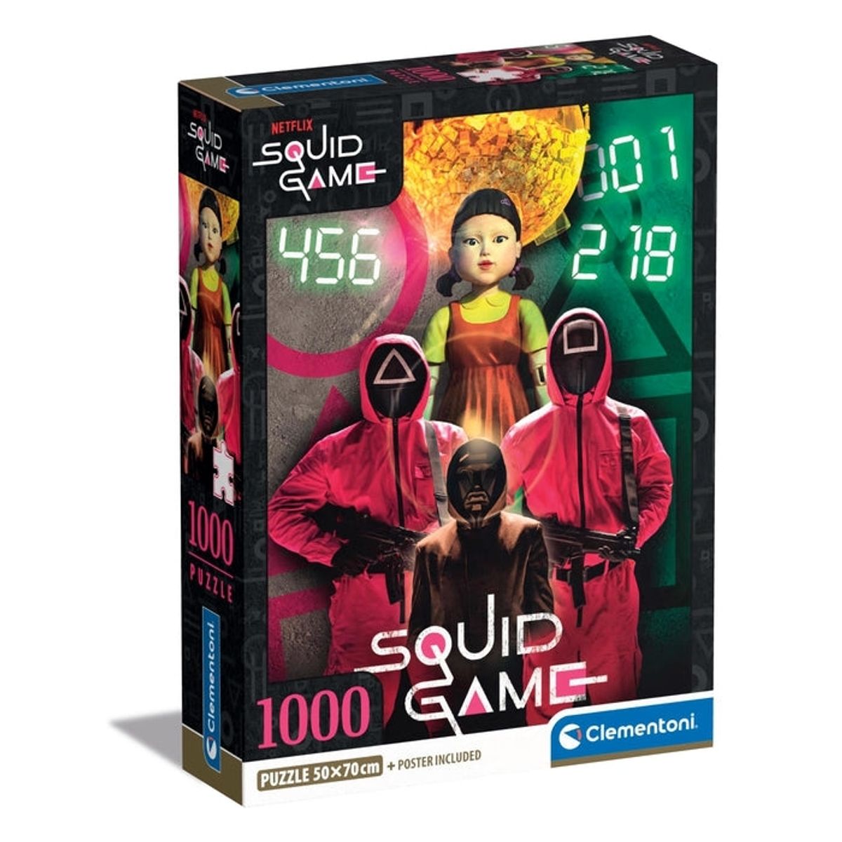 CLEMENTONI - CLEMENTONI 39859 PUZZLE 1000 PIEZAS SQUID GAME