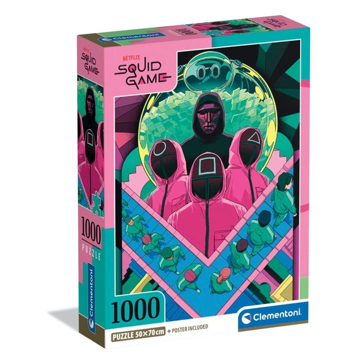 CLEMENTONI - CLEMENTONI 39901 PUZZLE 1000 PIEZAS SQUID GAME 2